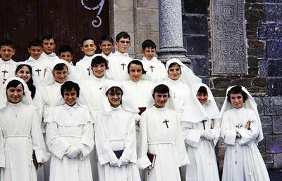 Iconographie - Les communiants de la grande communion