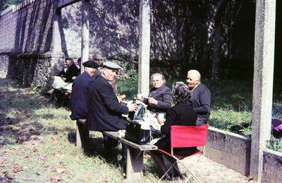 Iconographie - Kermesse locale -Tablée d'anciens