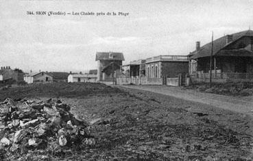 Iconographie - Les chalets près de la plage