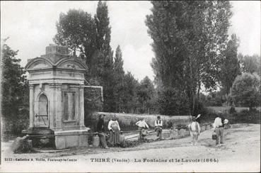 Iconographie - La fontaine et le lavoir (1864)