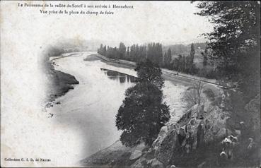 Iconographie - Le panorama de la vallée du Scorff à son arrivée à Hennebont