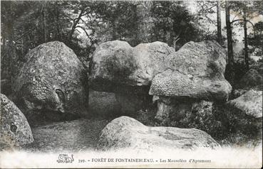 Iconographie - Forêt de Fontainebleau - Les mausolées d'Apremont