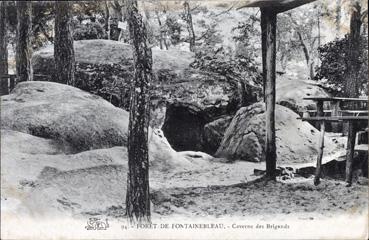 Iconographie - Forêt de Fontainebleau - Cavernes des Brigands