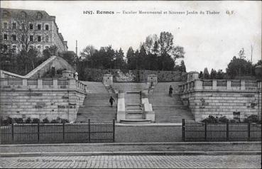 Iconographie - Escalier monumental et nouveau jardin du Thabor