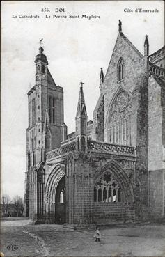 Iconographie - La cathédrale - Le porche Saint-Magloire