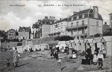 Iconographie - Sur la plage de Rochebonne