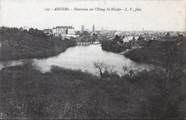 Iconographie - Panorama sur l'étang Saint-Nicolas