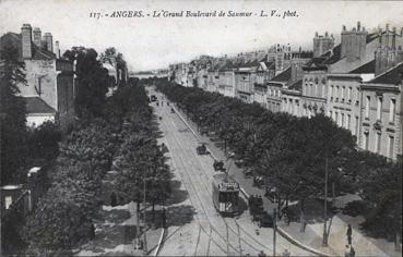 Iconographie - Le grand boulevard de Saumur