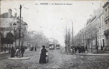 Iconographie - Le boulevard de Saumur