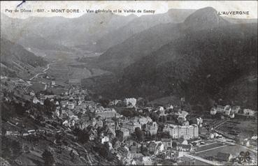Iconographie - Vue générale de la vallée de Sancy