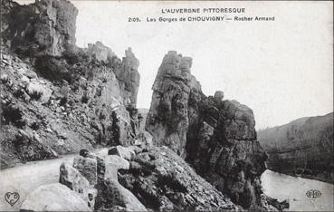 Iconographie - Les gorges de Chouvigny - Rocher Armand