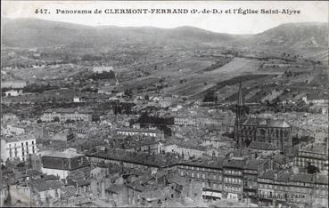 Iconographie - Panorama et l'église Saint-Alyre