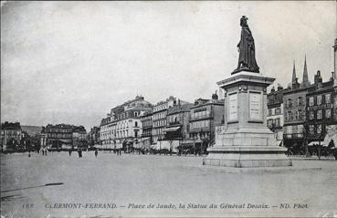 Iconographie - Place de Jaude - La statue du général Desaix