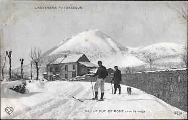 Iconographie - Le Puy-de-Dôme sous la neige