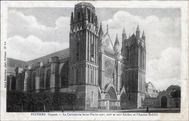 Iconographie - La cathédrale Saint-Pierre (XIIe siècle) et l'ancien évêché