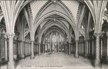 Iconographie - La crypte de la Sainte-Chapelle