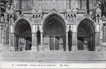 Iconographie - Portail sud de la cathédrale