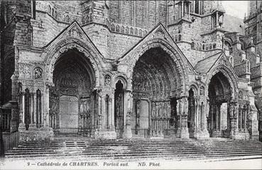 Iconographie - Cathédrale de Chartres - Portail sud