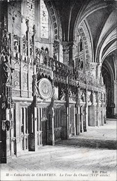 Iconographie - Cathédrale de Chartres - Pourtour du choeur (XVIe siècle)