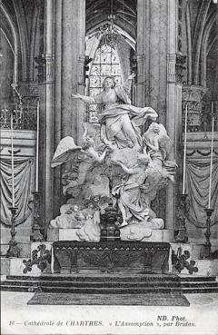 Iconographie - Cathédrale de Chartres - L'Assomtion par Bridan