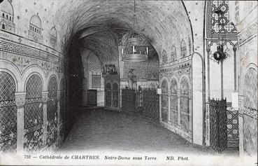Iconographie - Cathédrale de Chartres - Notre-Dame sous Terre