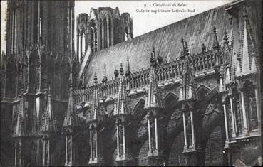 Iconographie - Cathédrale de Reims - Galerie supérieure latérale Sud