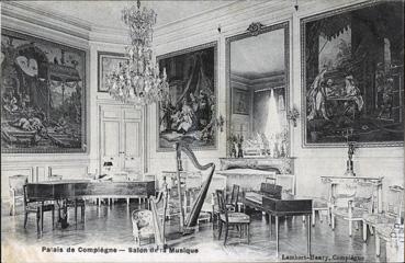 Iconographie - Palais de Compiègne - Salon de musique
