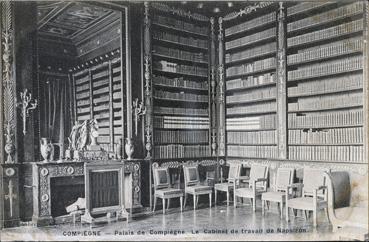Iconographie - Palais de Compiègne - Le cabinet de travail de Napoléon