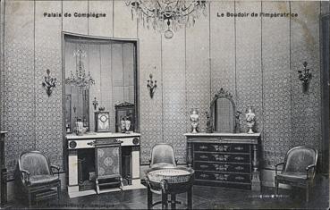 Iconographie - Palais de Compiègne - Le boudoir de l'Impératrice