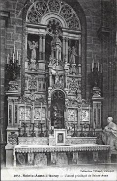 Iconographie - L'autel privilégié de Sainte-Anne