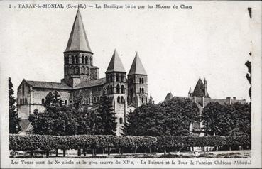 Iconographie - La basilique bâtie par les moines de Cluny