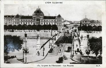 Iconographie - Le pont de l'Université - Les façades