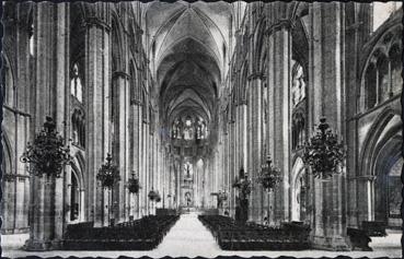 Iconographie - Intérieur de la cathédrale - La grande nef