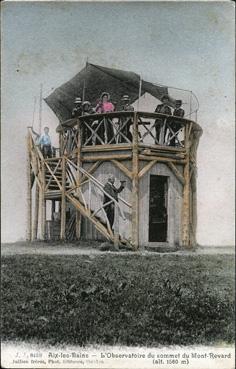 Iconographie - L'observatoire du sommet du Mont-Revard