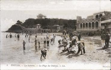 Iconographie - Les Sablettes - La plage du Château