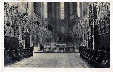 Iconographie - La basilique Sainte-Cécile (XIVe siècle) Le grand choeur, le maître autel
