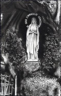 Iconographie - La Vierge à la grotte