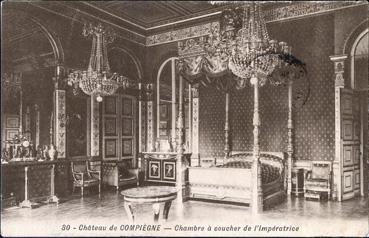 Iconographie - Château de Compiègne - Chambre à coucher de l'Impératrice
