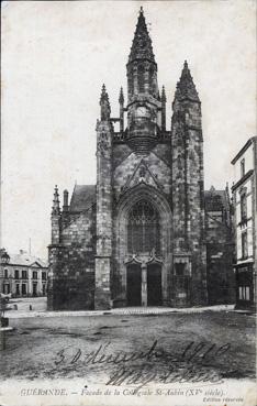 Iconographie - Façade de la cathédrale Saint-Aubin (XVe siècle)