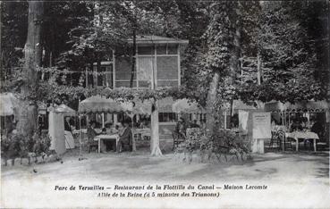 Iconographie - Parc de Versailles - Restaurant de la Flotille du Canal