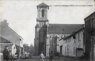 Iconographie - Rue principale et l'église