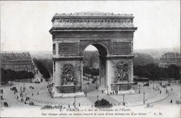 Iconographie - L'Arc de Triomphe de l'Etoile