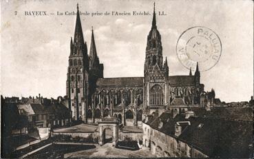 Iconographie - La cathédrale prise de l'ancien évêché