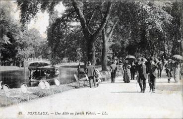 Iconographie - Une allée au jardin des Plantes