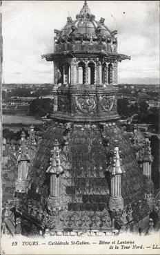 Iconographie - Cathédrale Saint-Gatien - Dôme et lanterne