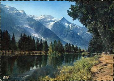 Iconographie - Lac des Gaillands et le Mont-Blanc