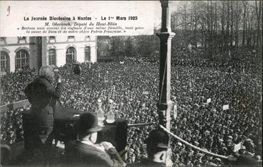 Iconographie - La journée diocésaine - M. Oberkirsch, député du Haut-Rhin