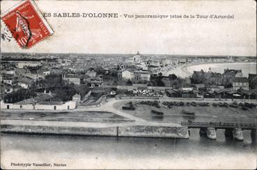 Iconographie - Vue panoramique prise de la Tour d'Arundel