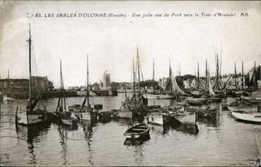 Iconographie - Une jolie vue sur le port vers la tour d'Arundel