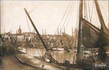 Iconographie - Etude sur le port des Sables-d'Olonne vers la Chaume